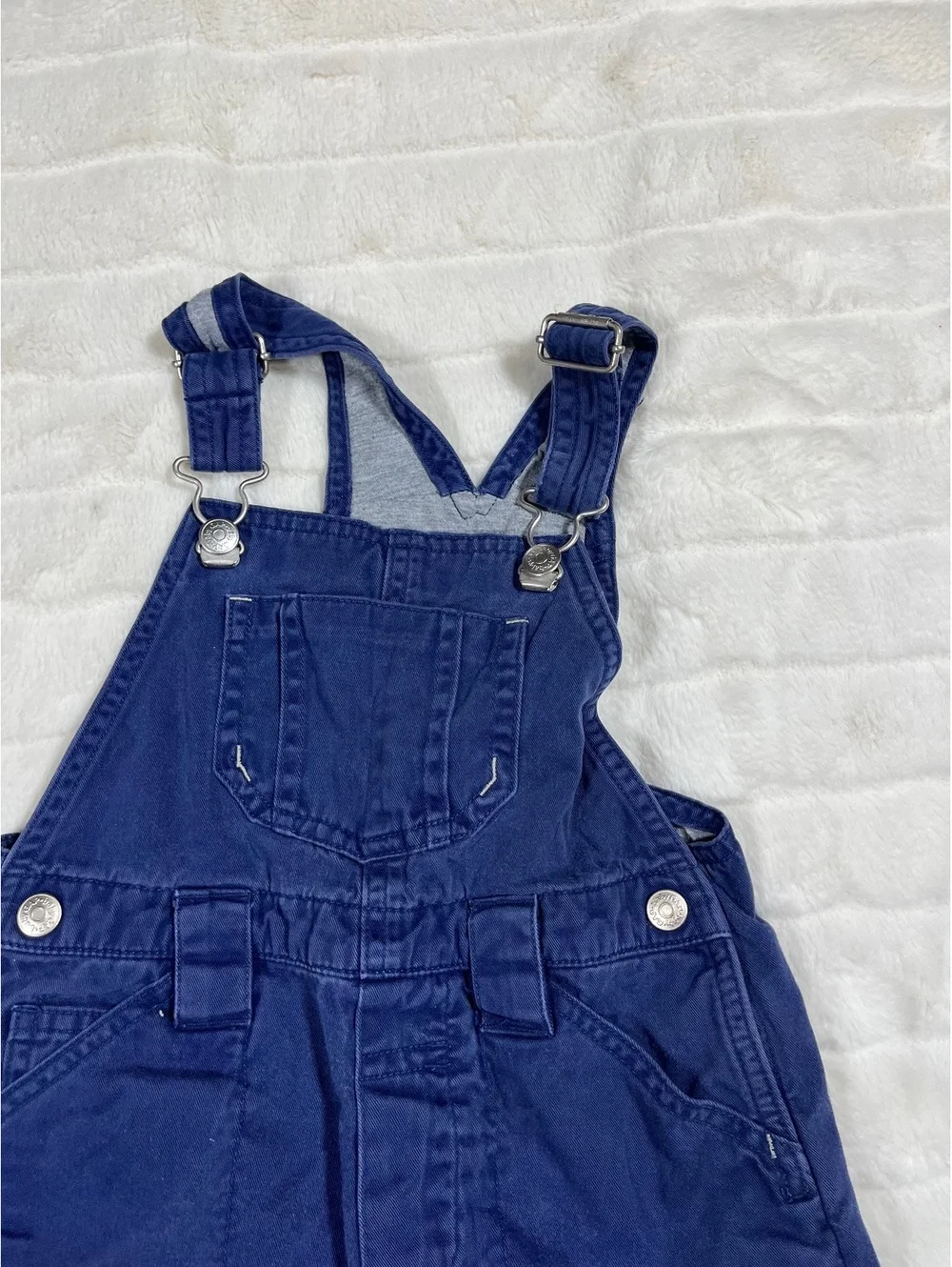 Y2K VTG Baby Gap Sept 2001 Blue 2T Unisex Lined Fall Winter Boys School Overalls
